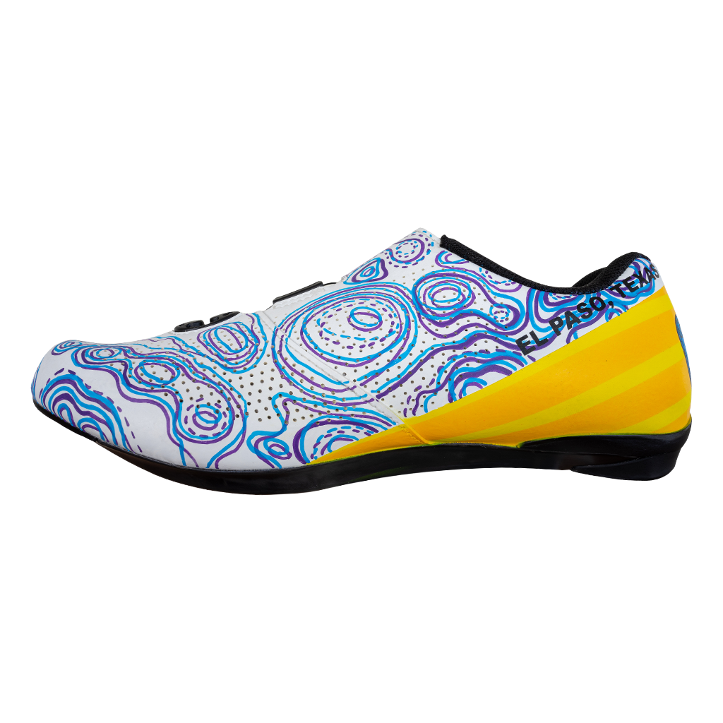Gold Custom Cycling Shoes